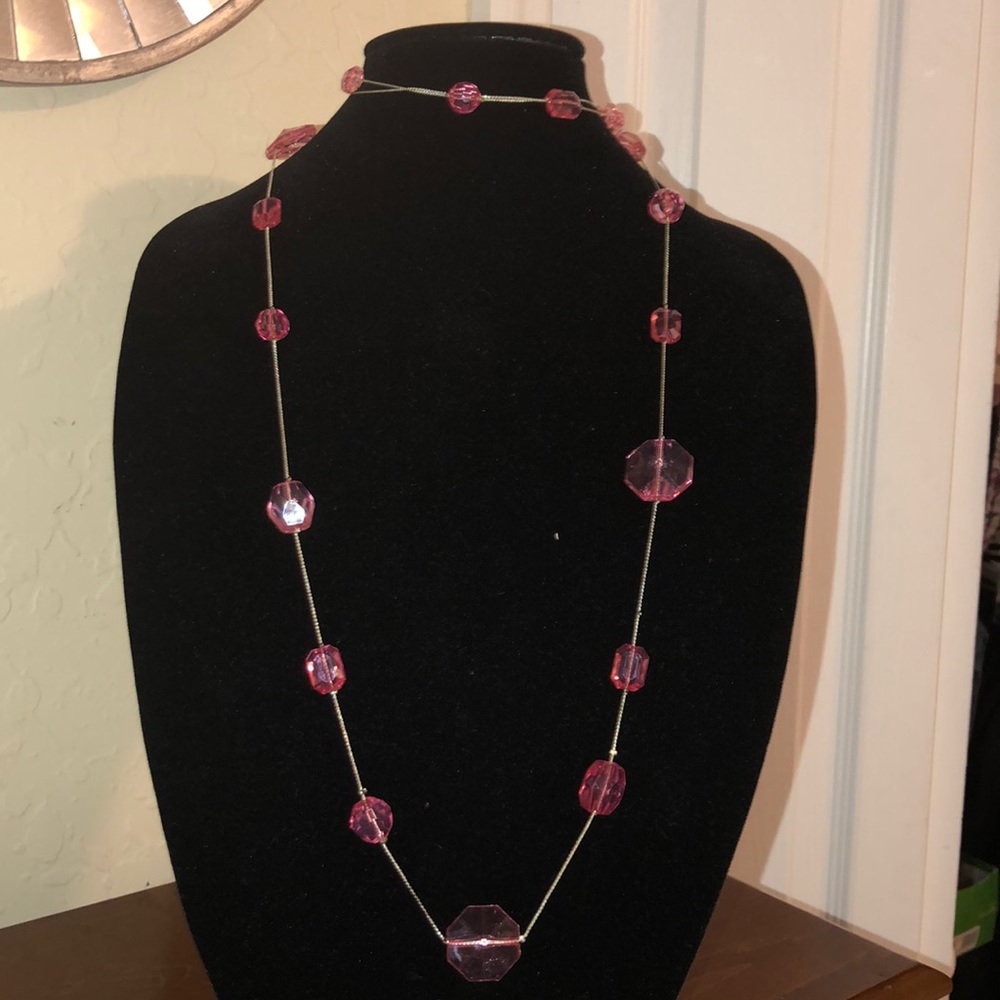 Long beaded necklace